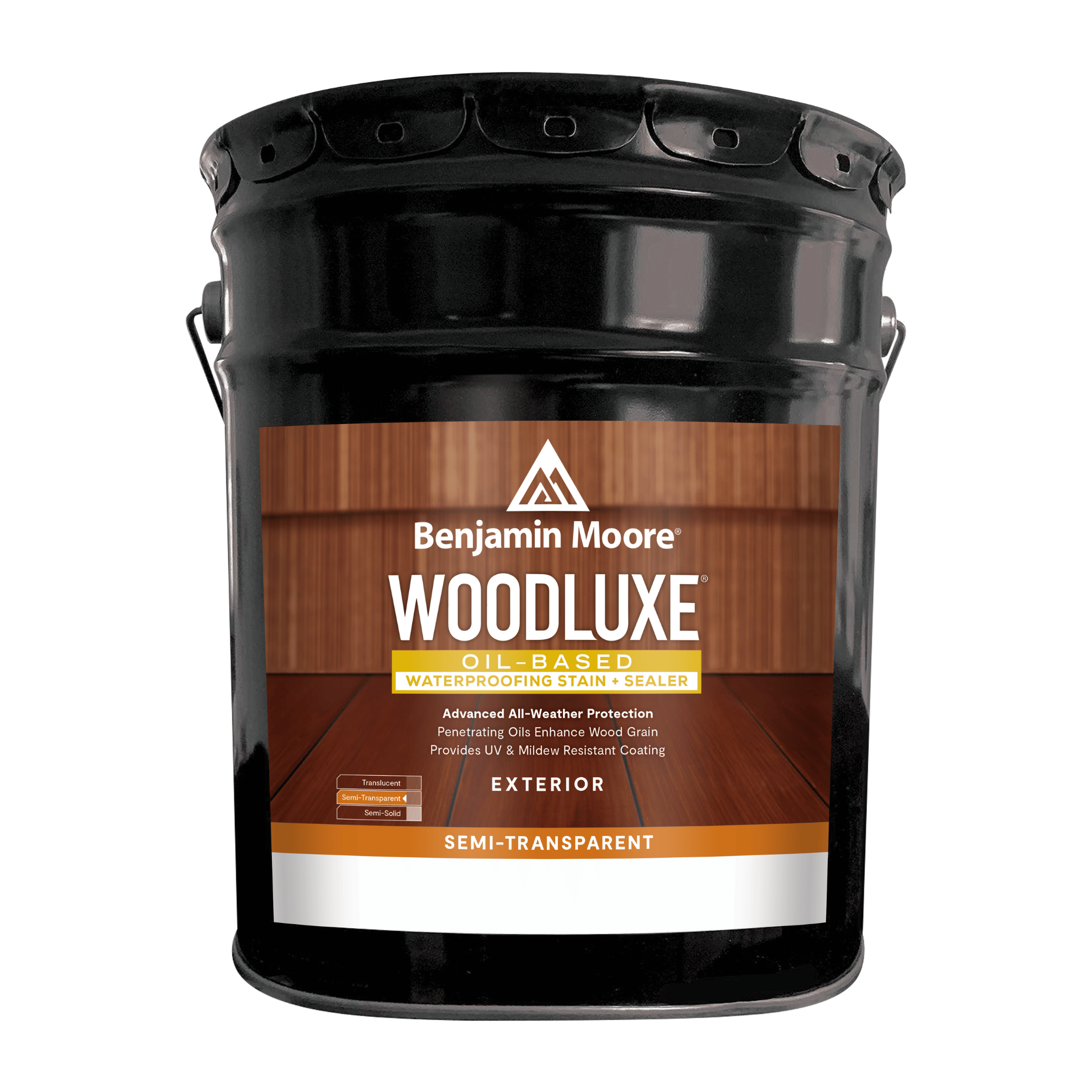 Benjamin Moore Woodluxe exterior stain 059206