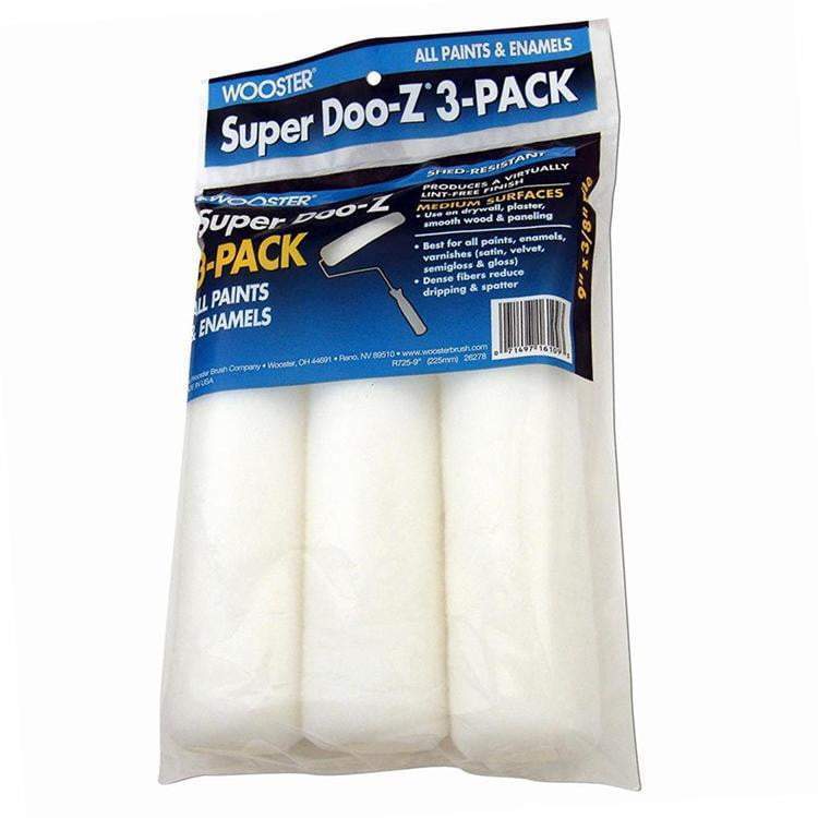 9" x 3/8" R725 Super Doo-Z Shed-Resistant Roller Cover, 3-Pack