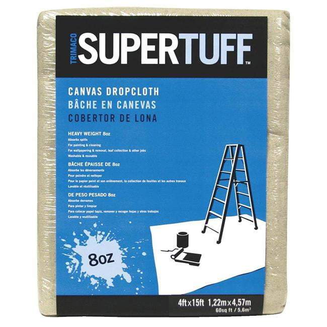 Canvas Drop Cloth 4ft X 15ft, 8oz