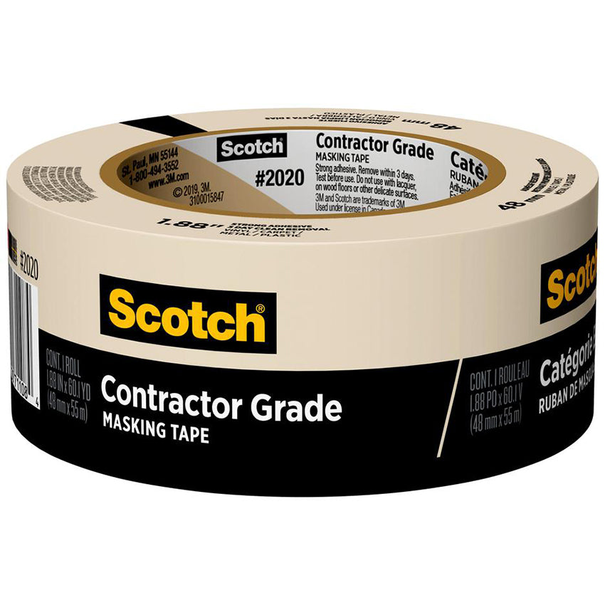 Scotch 2020 2" Tan Masking Tape