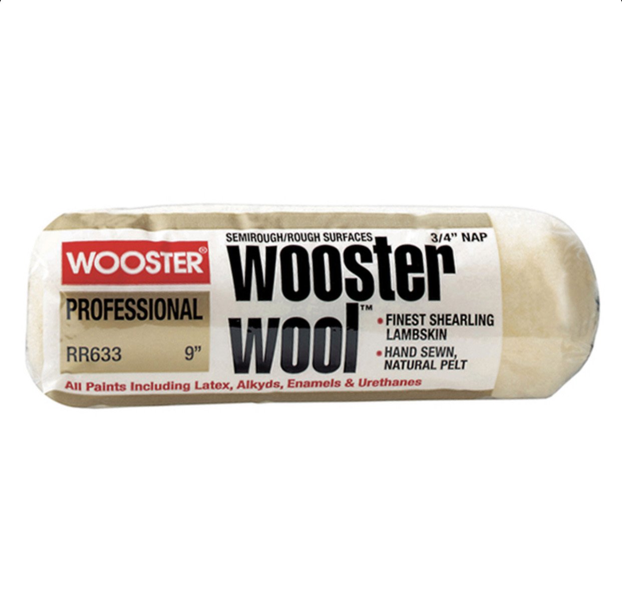 9" Wooster Wool Roller Cover