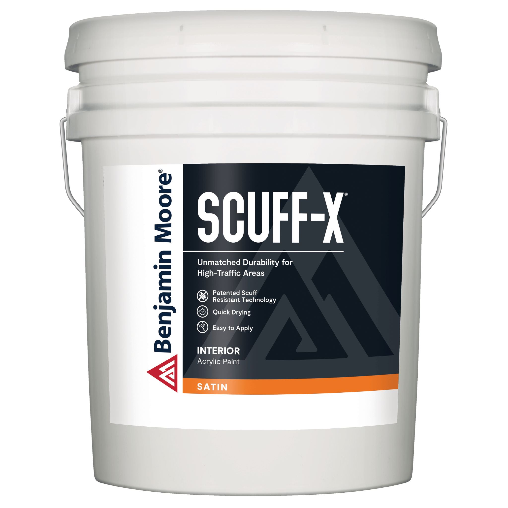 BENJAMIN MOORE SCUFF X SATIN FINISH