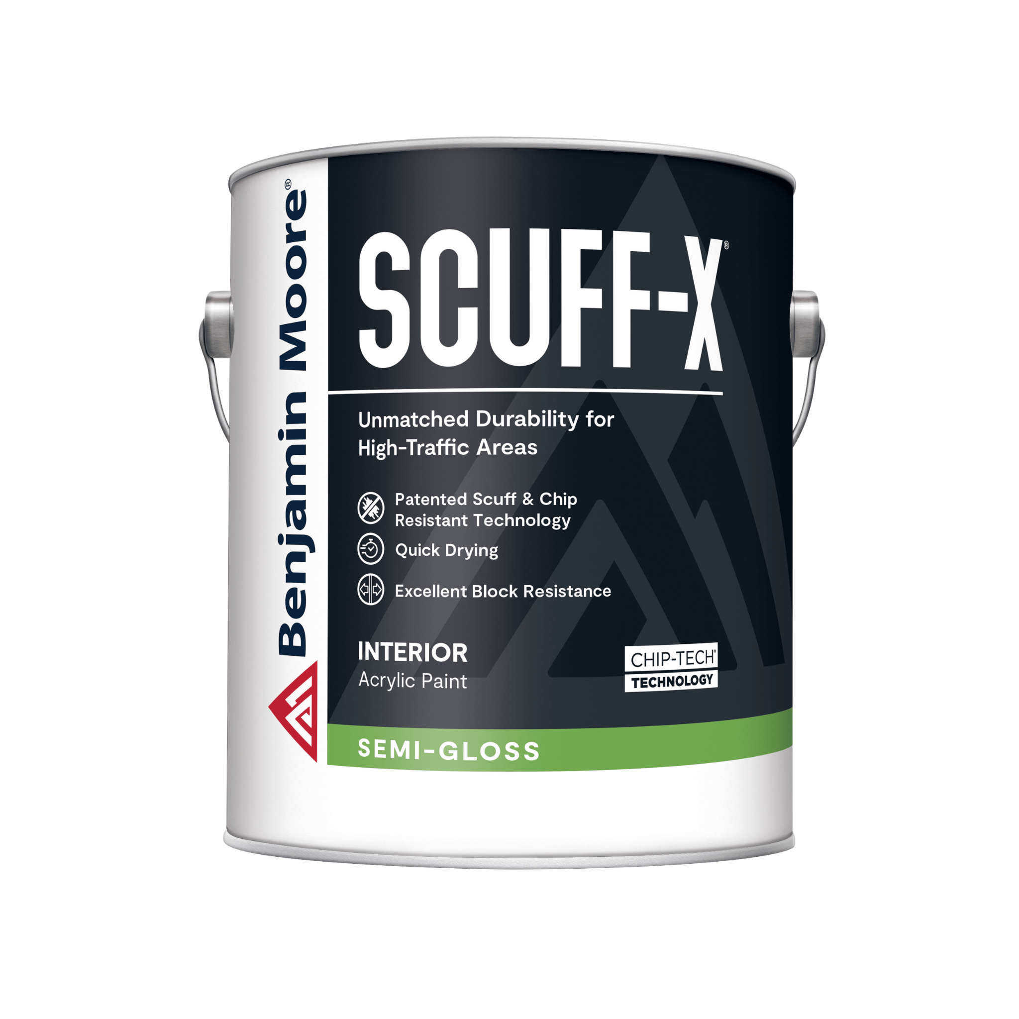 BENJAMIN MOORE SCUFF X SEMI GLOSS FINISH