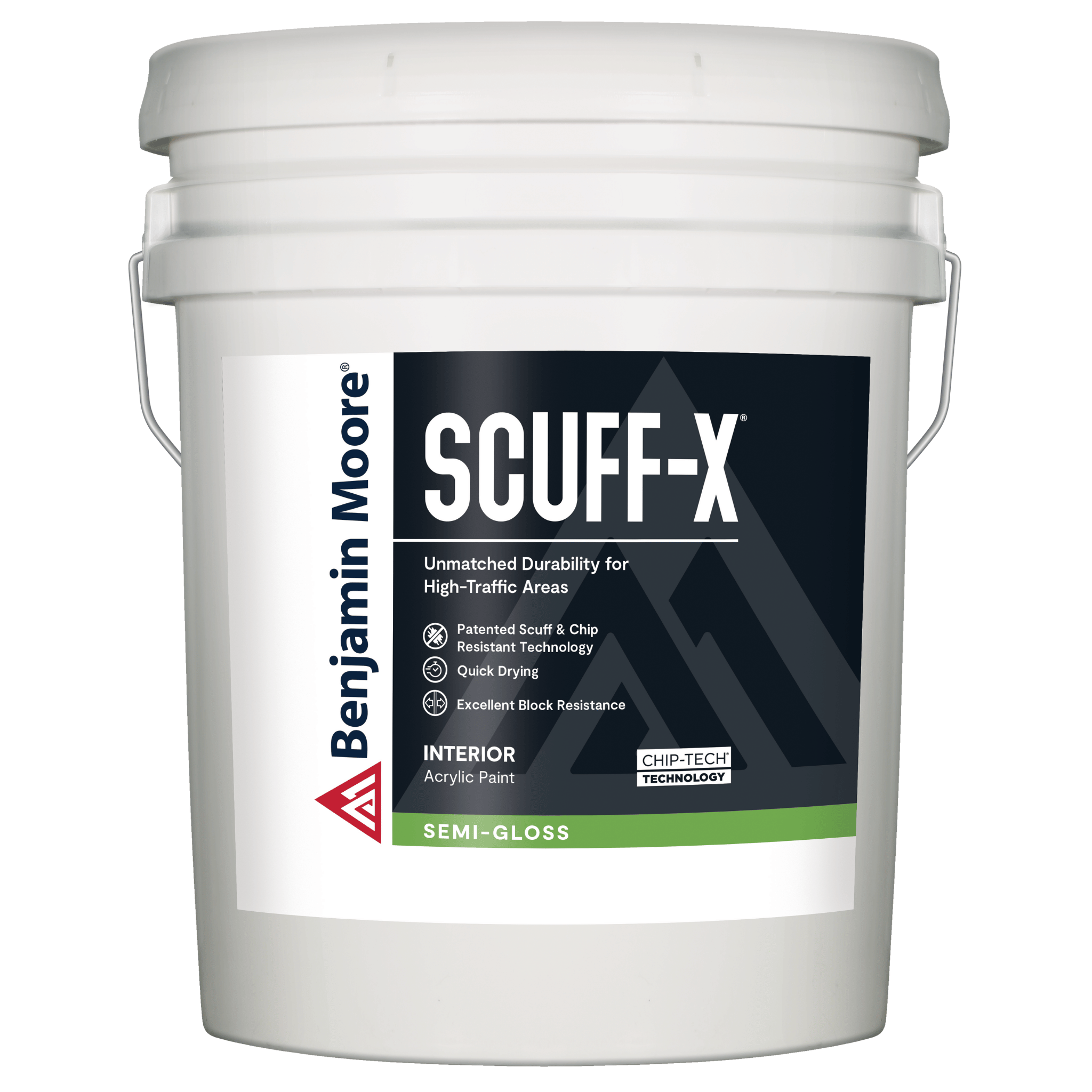 BENJAMIN MOORE SCUFF X SEMI GLOSS FINISH