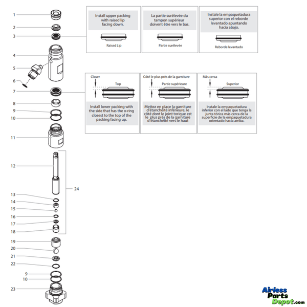805-246A Fluid Section Assembly