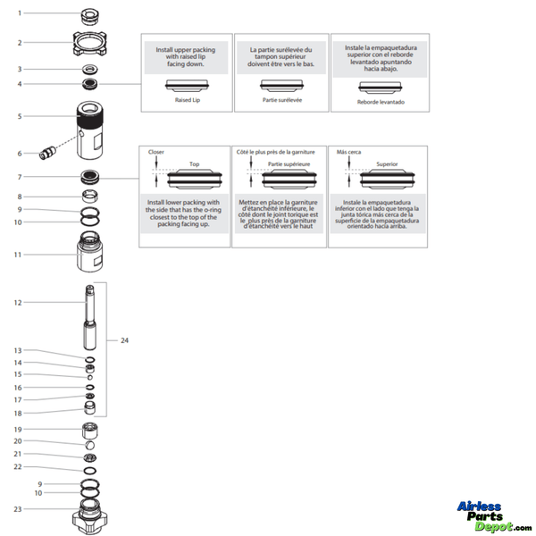 805-236A Fluid Section Assembly