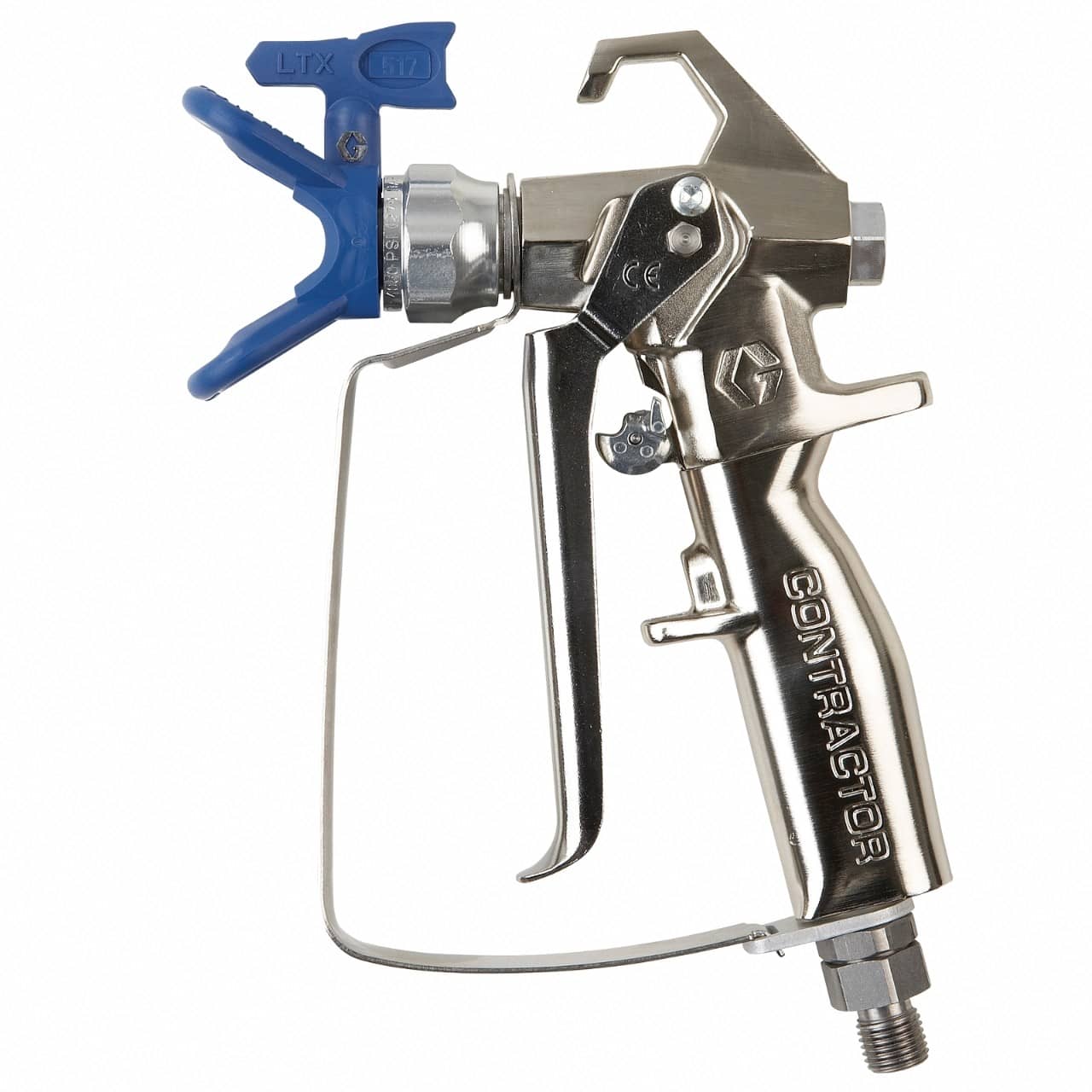 Contractor Airless Spray Gun, 4 Finger Trigger, RAC X 517 SwitchTip