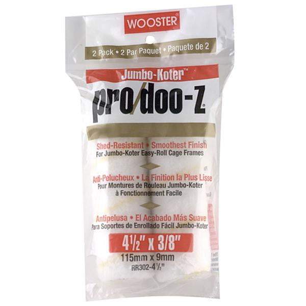 4-1/2" Wooster Jumbo-Koter Pro/Doo-Z Mini-Roller Cover, 2-Pack