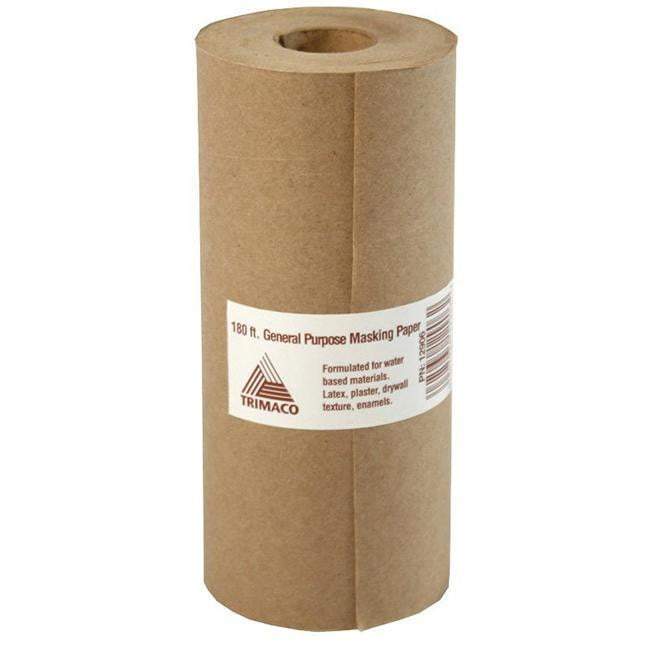 6" x 180' Brown General Purpose Masking Paper