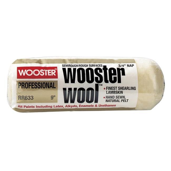 9" Wooster Wool Roller Cover