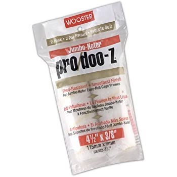 4-1/2" Wooster Jumbo-Koter Pro/Doo-Z Mini-Roller Cover, 2-Pack