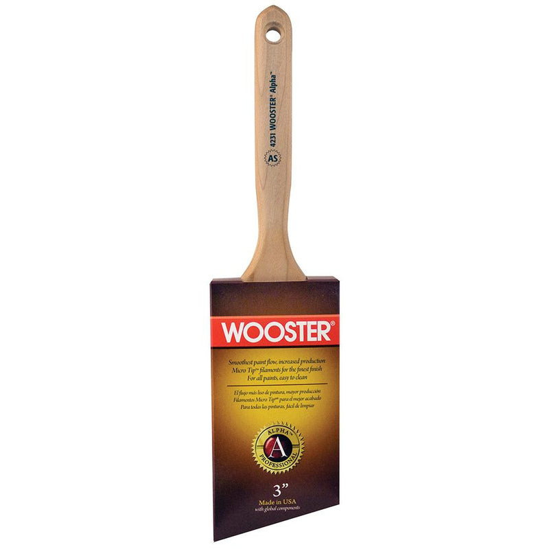 Wooster 4231 Alpha Angle Sash Paint Brush – LG Paint Store