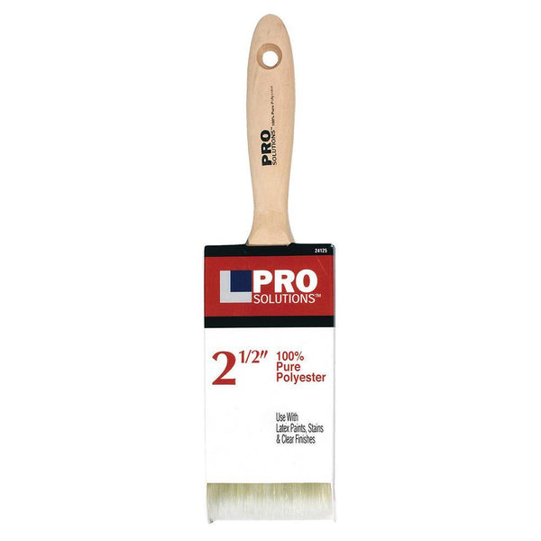 Pro Solution Polyester Paint Brush, Flat Tip