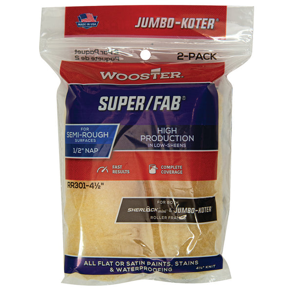 Wooster 4.5” Super/Fab Jumbo Koter Roller Cover
