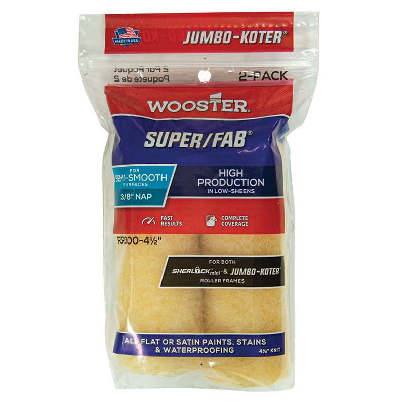 Wooster 4.5” Super/Fab Jumbo Koter Roller Cover