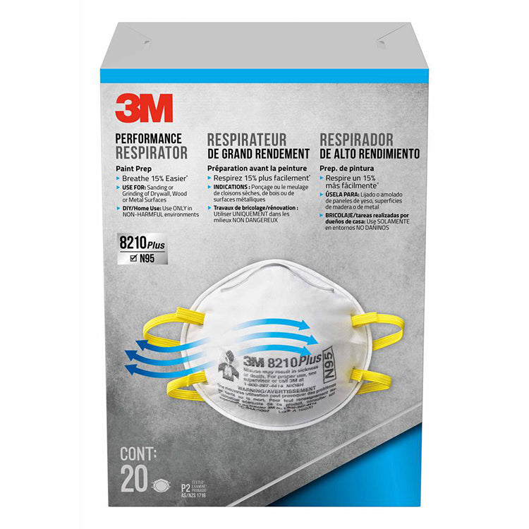 8210 N95 RESPIRATOR 20pk