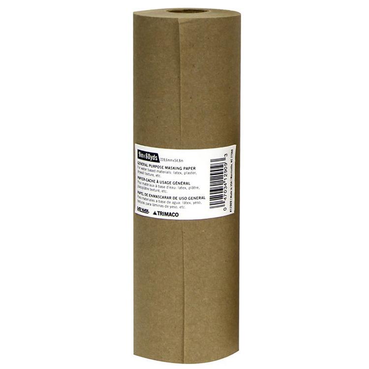 9" x 180' Brown General Purpose Masking Paper