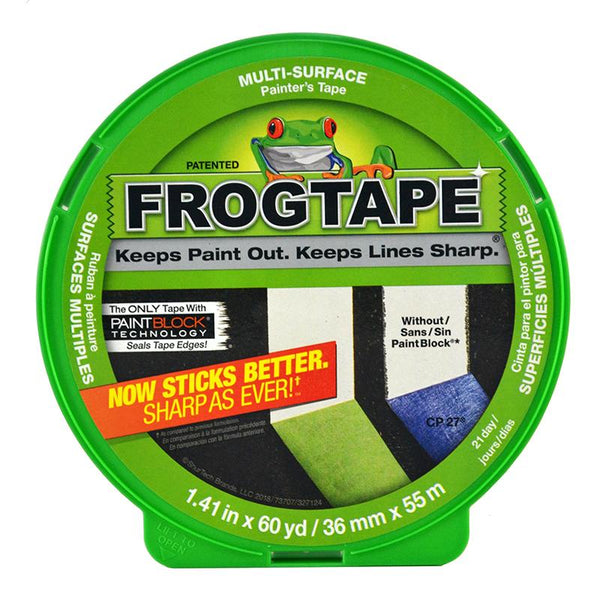 1.41"x60yrd Frog Tape Green Multi-Surface