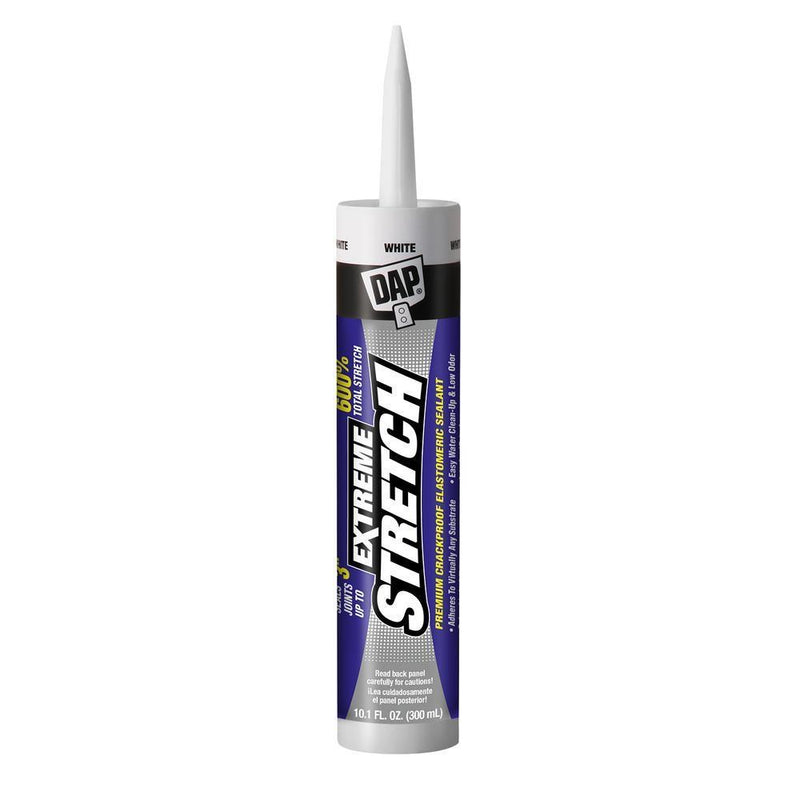 10.1 Oz Dap White Extreme Stretch Premium Crackproof Elastomeric Sealant